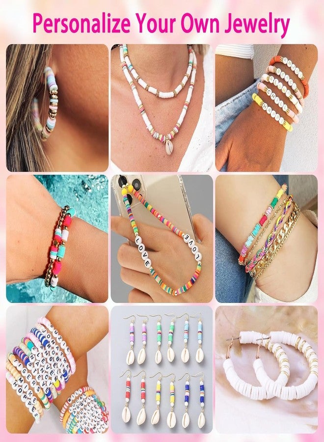 GEMSY مجموعة GEMSY المتكاملة لصنع المجوهرات للبنات | أكثر من 300 خرزة بلاستيكية ملونة للأساور والقلائد وربطات الشعر والخواتم - ألعاب حرفية يدوية وهدية عيد ميلاد للأطفال من سن 4 إلى 12 عامًا - Image 5